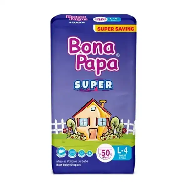 Bona Papa Baby Diapers Super Maxi Size 4 L 50pcs